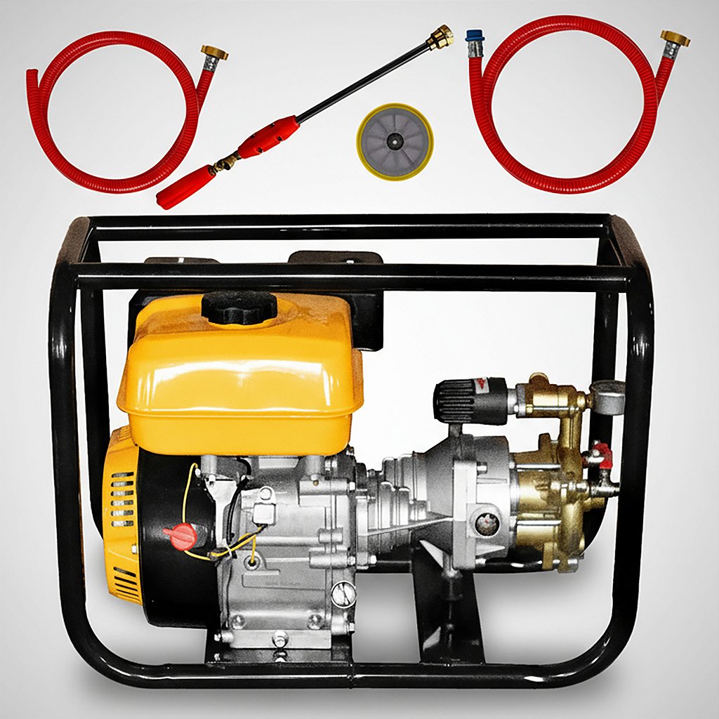 むばっぺ Bomba Pulverizadora Agrícola Zmax ZP25MG 25l/min Motor a Gasolina