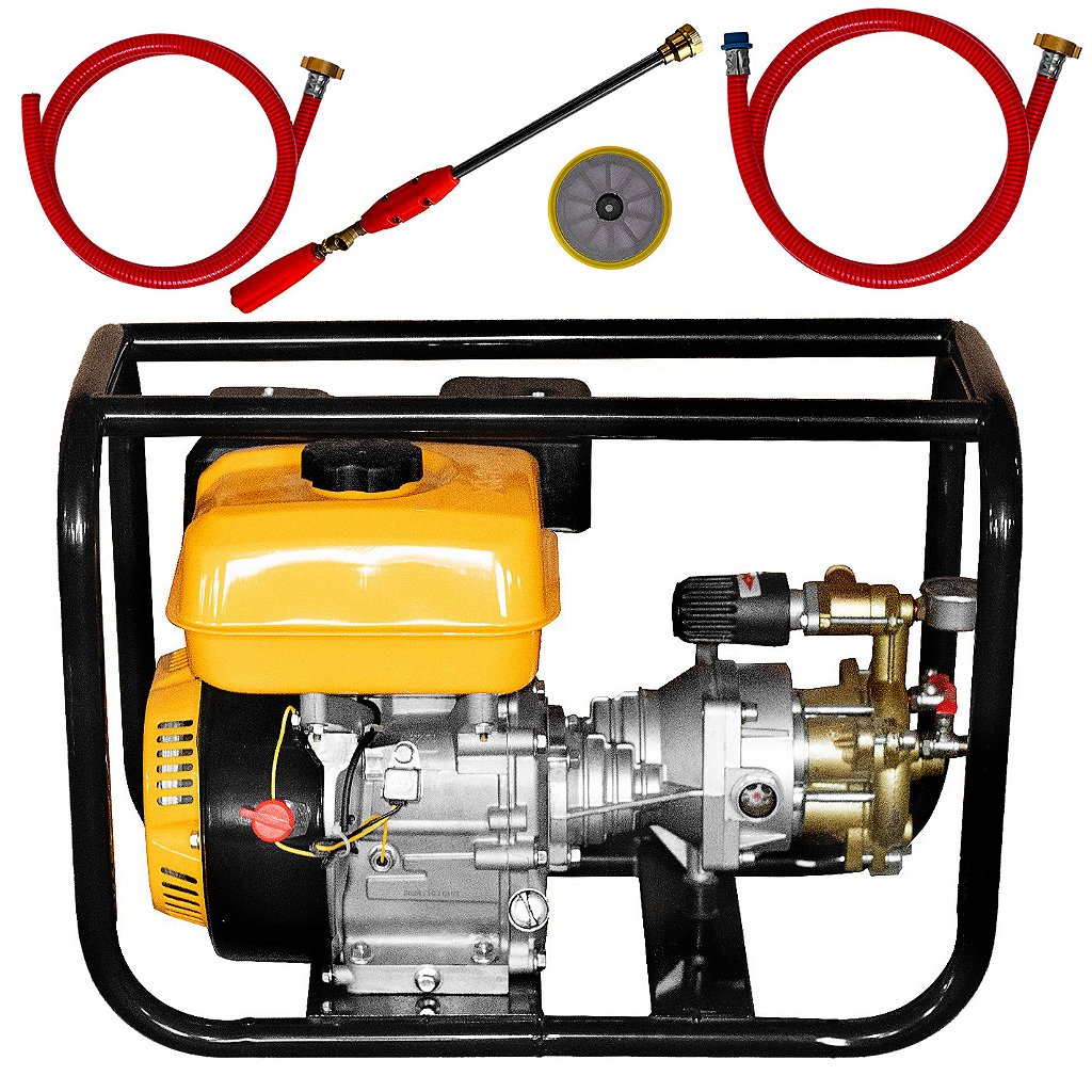 Bomba Pulverizadora Zmax ZP25MG Gas. 7hp Mangueira 50mts Bg5
