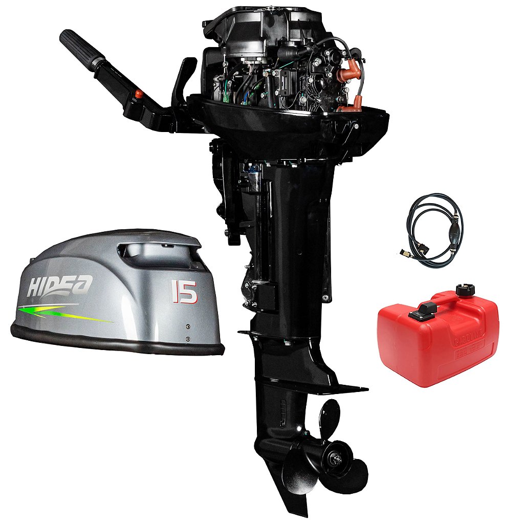 h*r様 Hideki Motor de Popa a Gasolina Hidea Hd15Fhs 15hp 246cc 2t Rabeta Curta