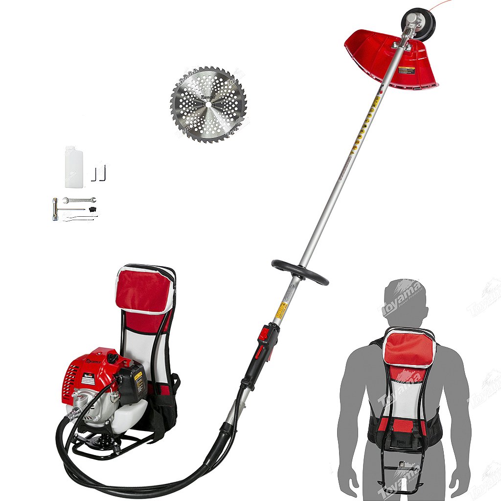 Roçadeira Costal a Gasolina Toyama TBC43BX 1,7hp 42,7cc 301-031