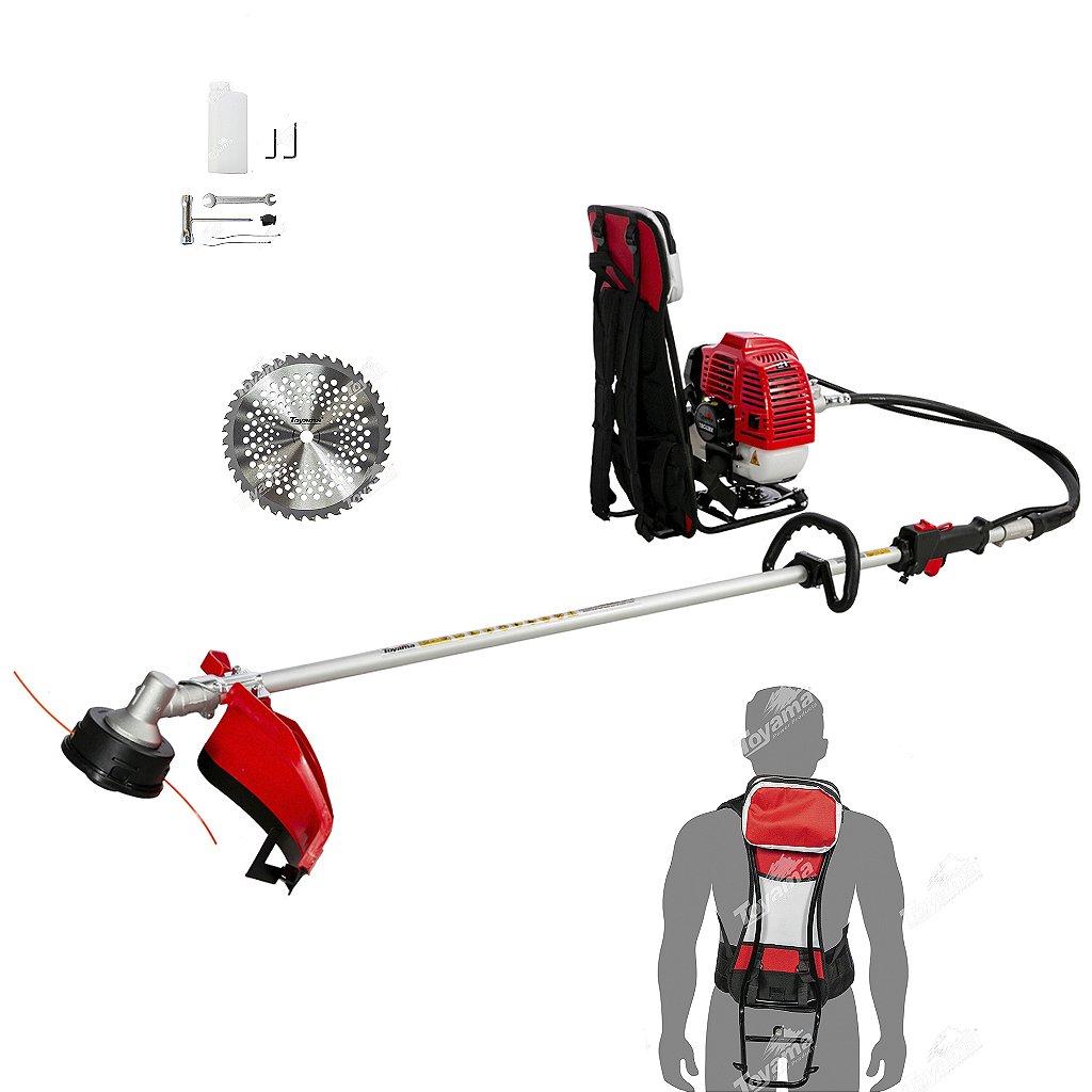 Roçadeira Costal a Gasolina Toyama TBC43BX 1,7hp 42,7cc 301-031