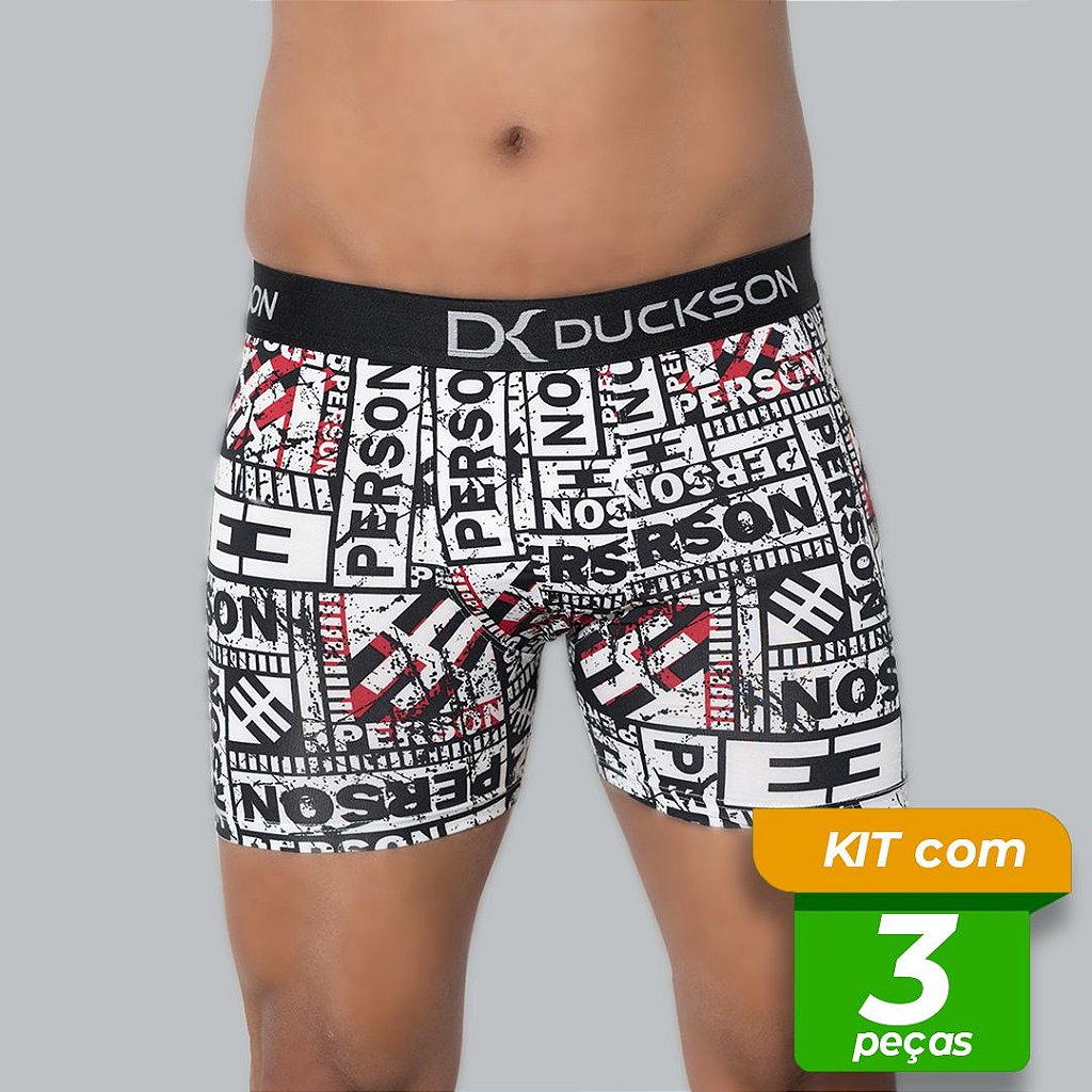 Cueca Boxer Feminina Algodão Shortinho 3 Peças