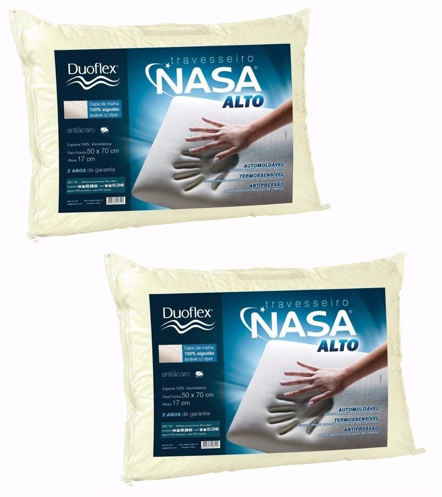 TRAVESSEIRO NASA ALTO - Confort Colchões