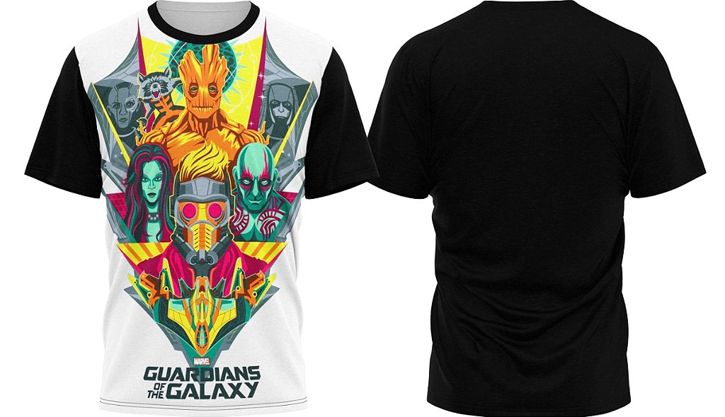 Guardioes Da Galaxia Camiseta Adulto Tecido Malha 100 Poliester E Pv Sao Conrado Store