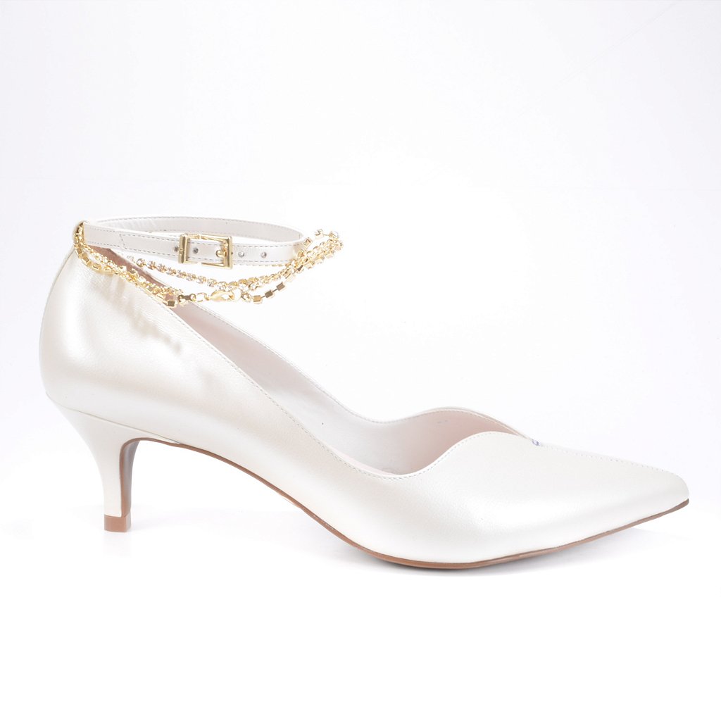 Scarpin Couro Noiva | Coleção Say Yes Jorge Bischoff | Branco - BellaDalu -  Concept Shoes