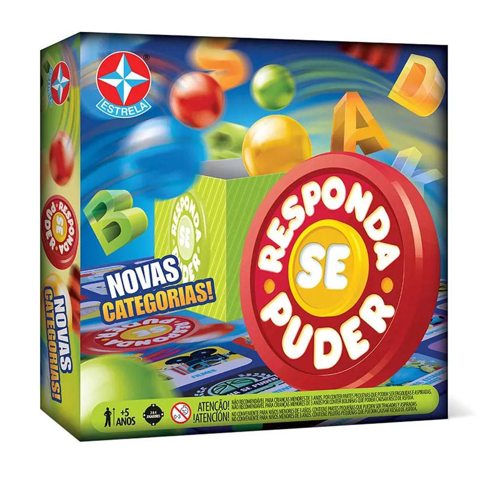 Brinquedo Jogo Responda Se Puder Estrela - Ref 1201602400012 - Shoploko -  Por você, para você