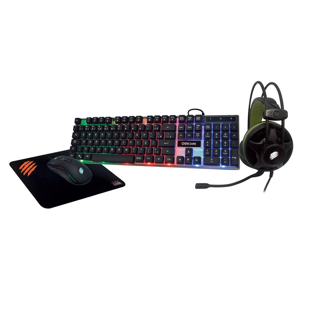Kit Teclado + Mouse + Mousepad + Headband Argos TM-304 OEX Kit Teclado + Mouse + Mousepad + Headband Argos TM-304 OEX