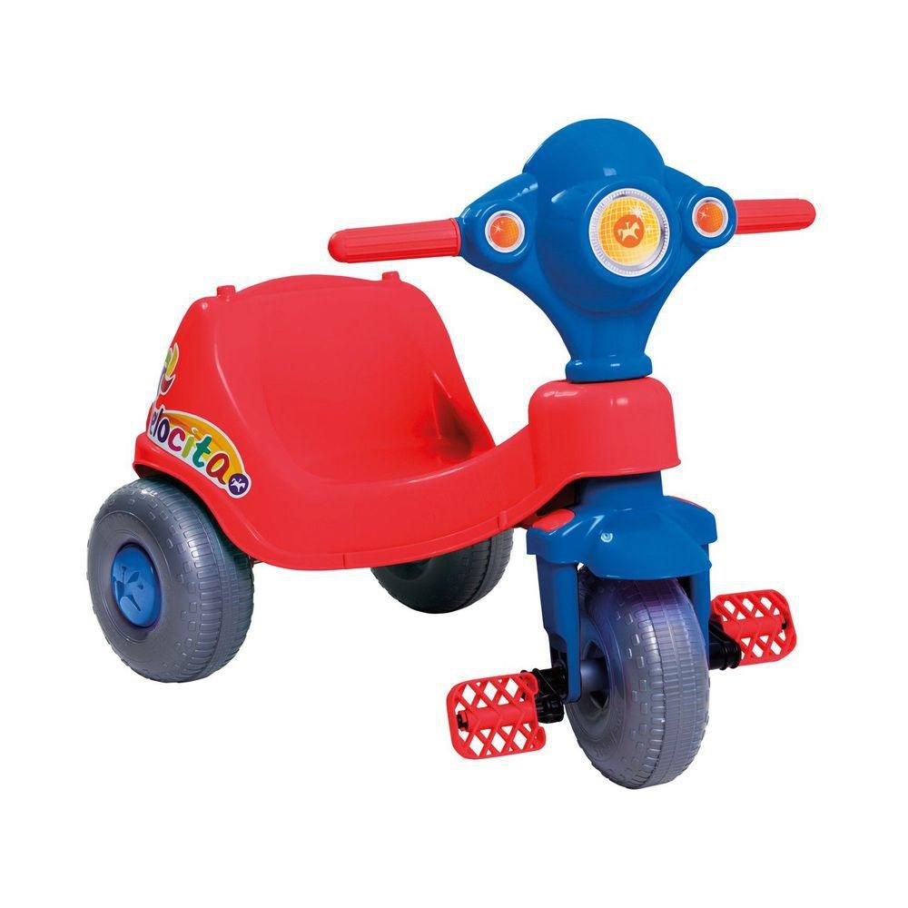 Brinquedo Motoca Triciclo Max Rosa Original Calesita 0947 em