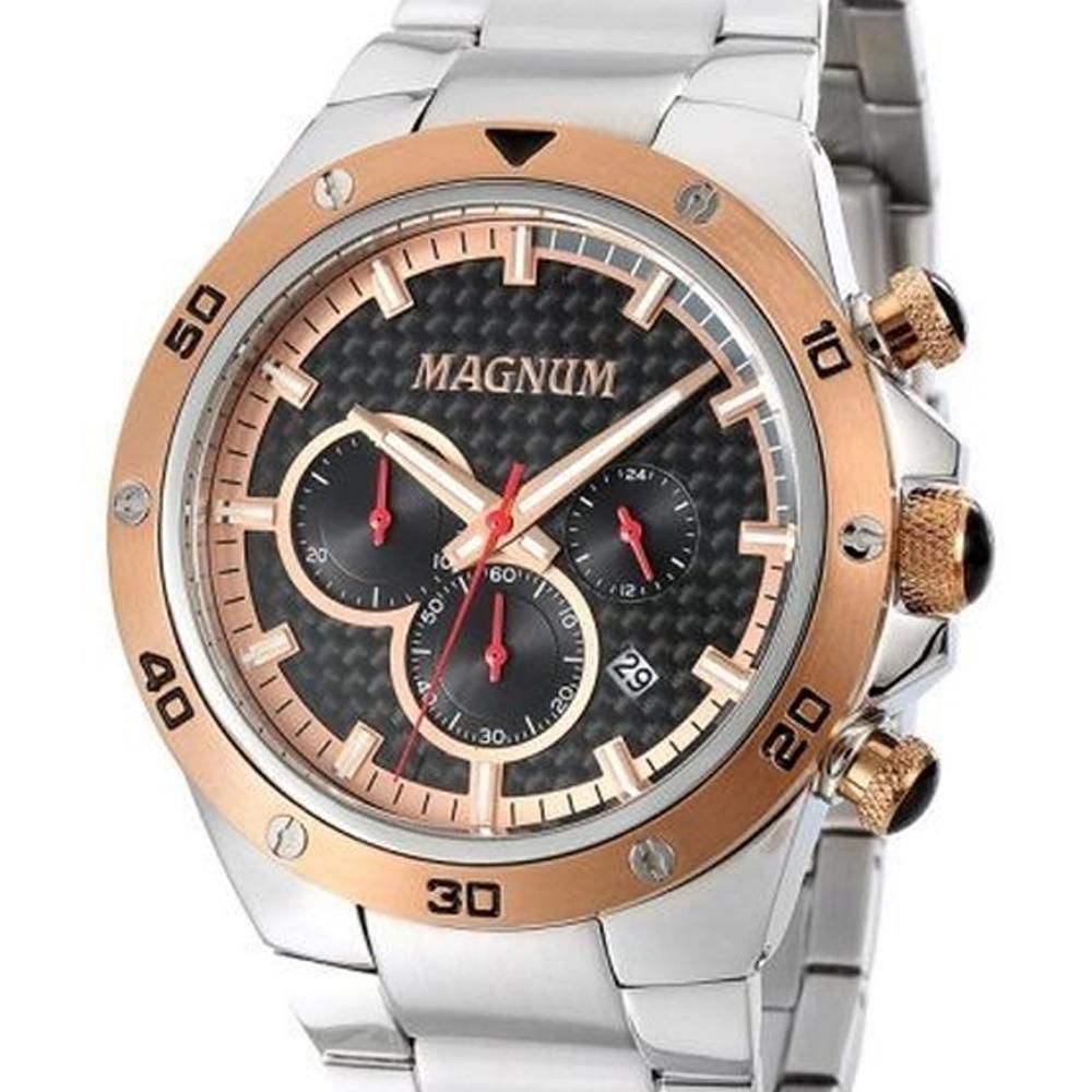 Relógio Masculino Magnum Analógico MA34610S - Prata - Shoploko - Por você,  para você