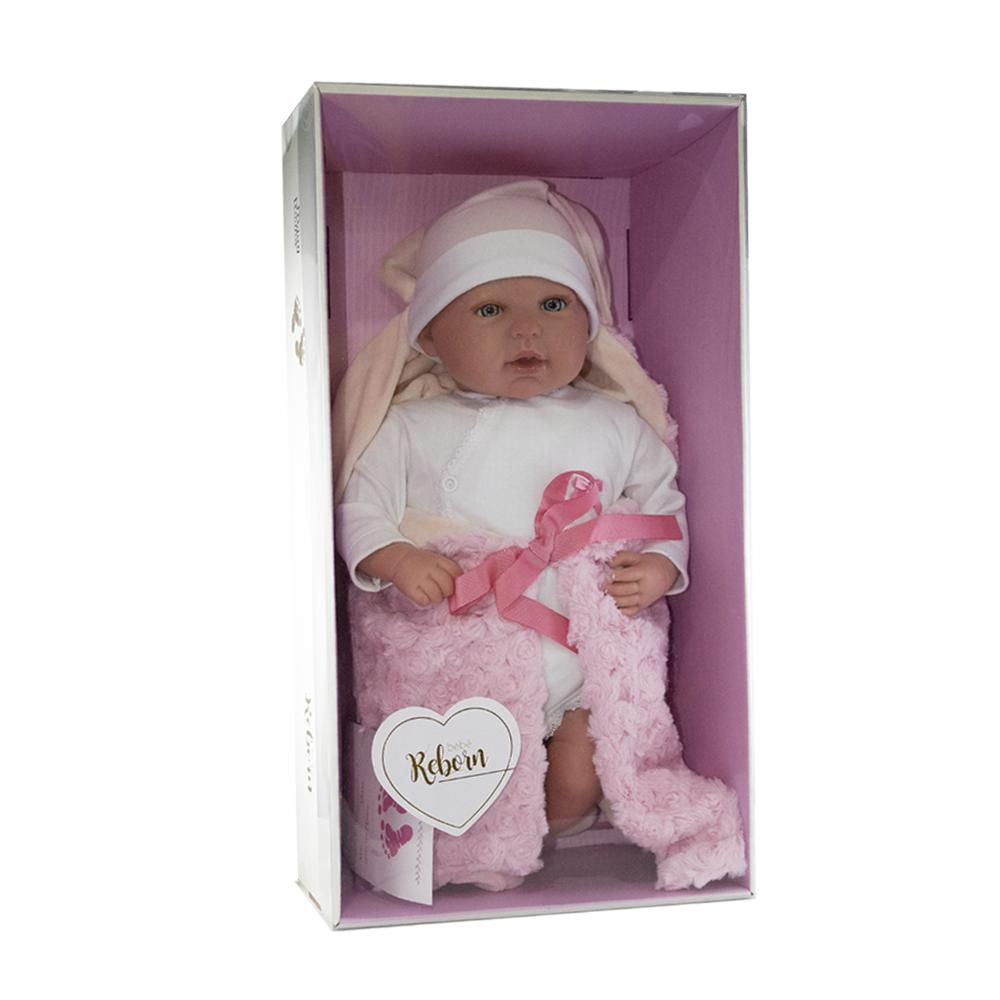 Boneca Bebê Mini Reborn - Menino - Baby Brink 1262