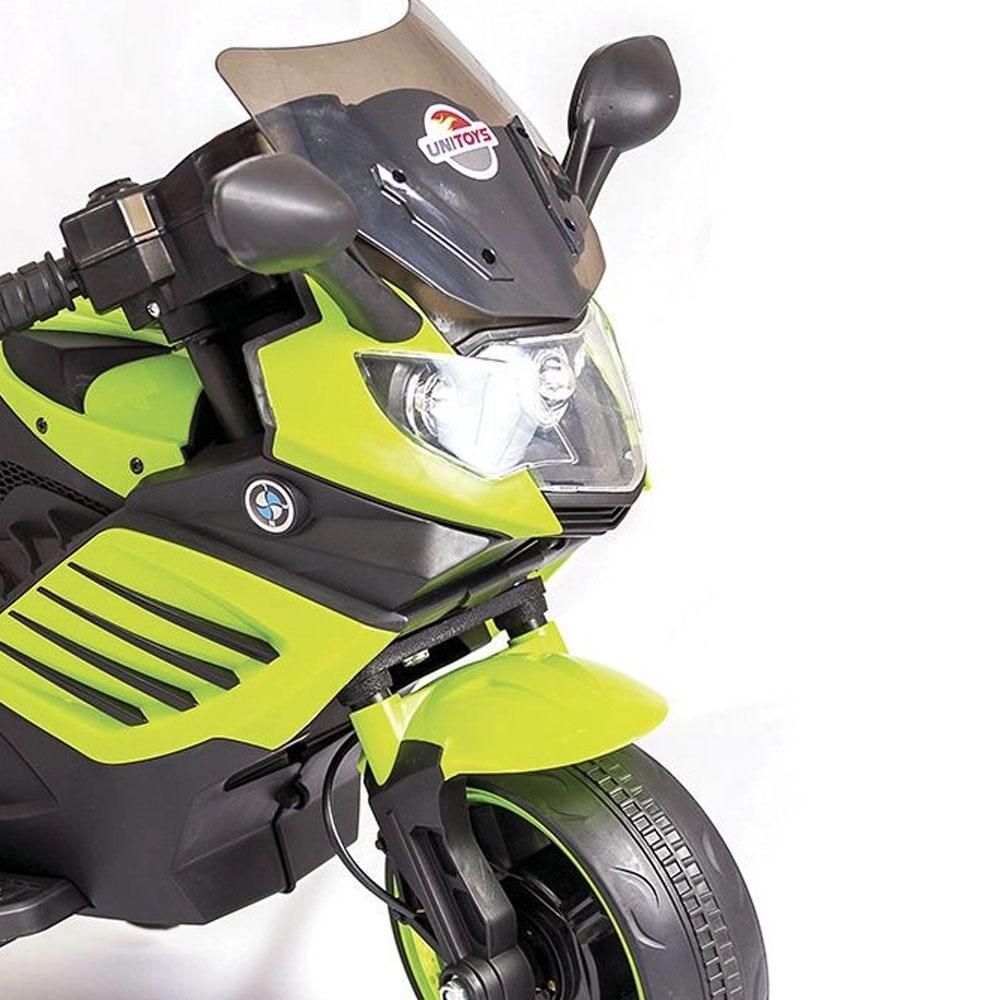 Mini Moto Infantil Elétrica R1 Verde Unitoys em Promoção na Americanas