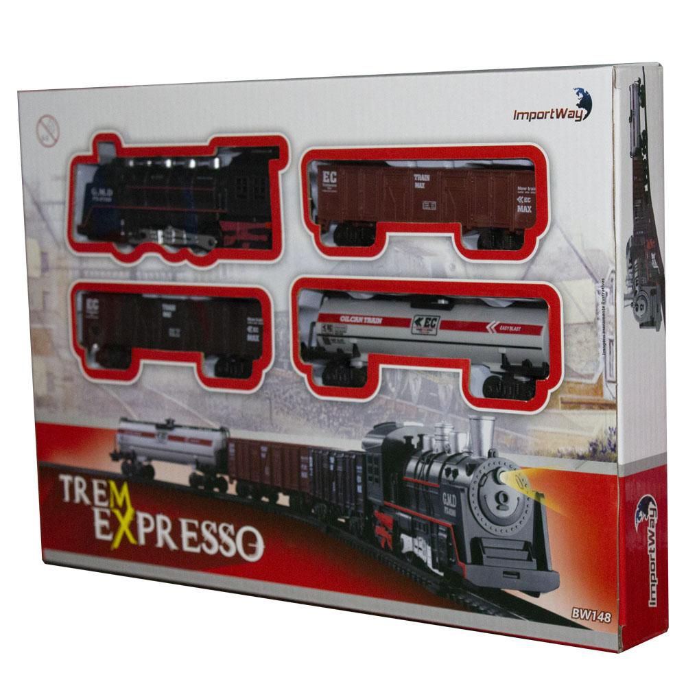 Brinquedo Trem Miniatura Express Premium DTC 4163