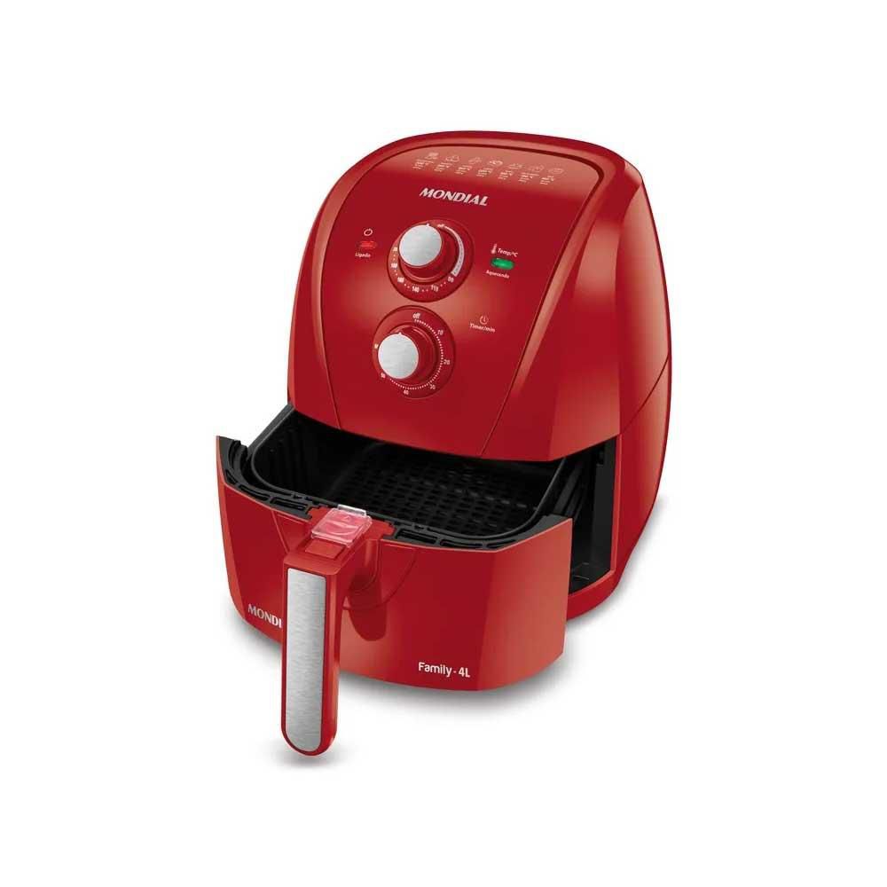 Fritadeira Elétrica Mondial Air Fry 4L AFN-40-FR Vermelho 220V - Shoploko -  Por você, para você