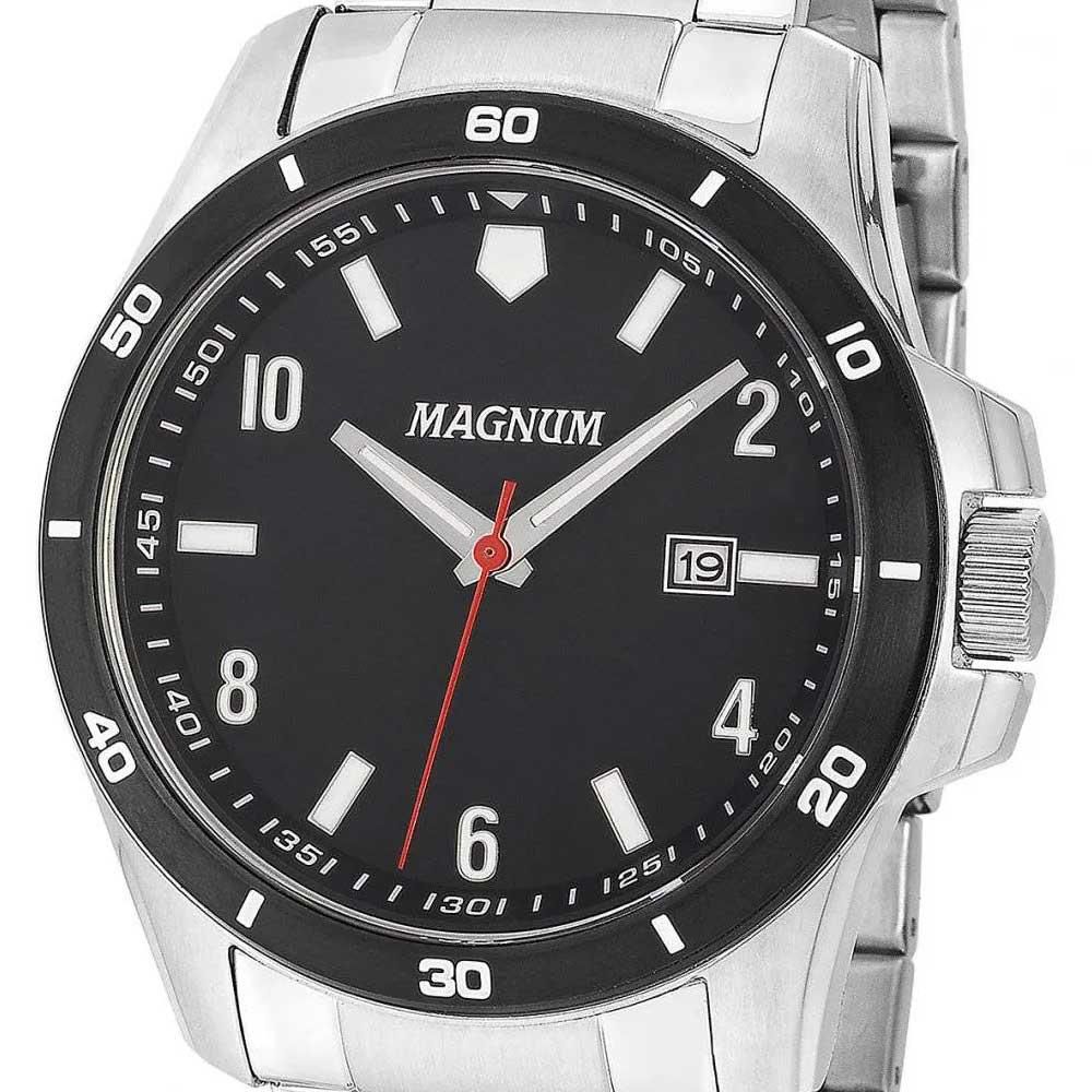 Relógio Masculino Magnum Analógico MA34610S - Prata - Shoploko - Por você,  para você