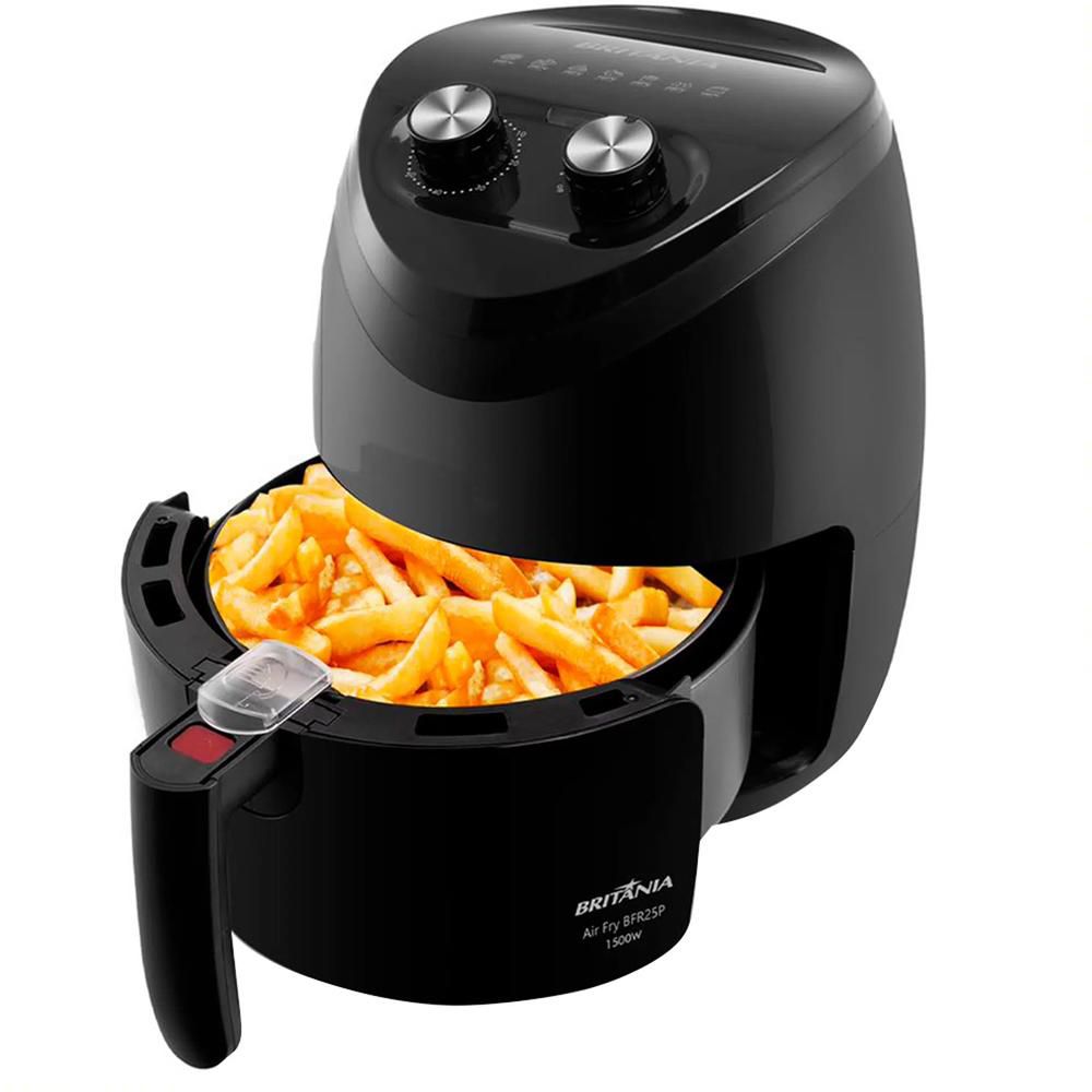 Fritadeira Air Fry Britânia 4L BFR25P Preto - 127V - Shoploko