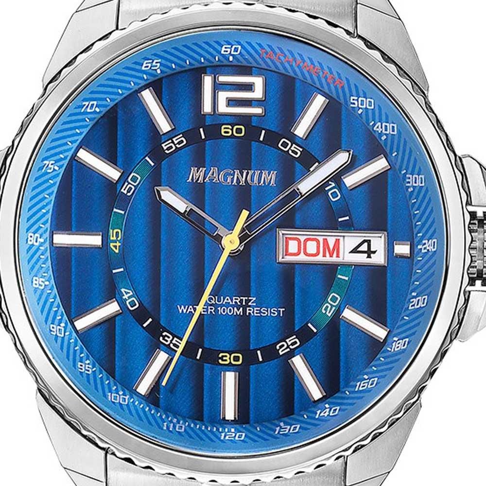 Relógio Masculino Magnum Prata Analógico A Prova D'Água MA33282F com o  Melhor Preço é no Zoom