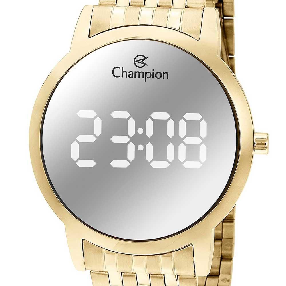 Relógio Feminino Champion Digital CH40099B - Dourado - Shoploko