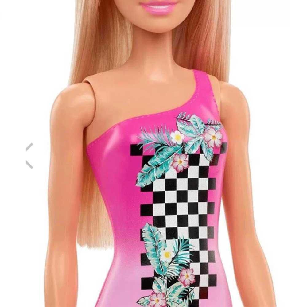 Boneca Barbie Fashion Praia Roupa Laranja Mattel DWJ99 HDC49