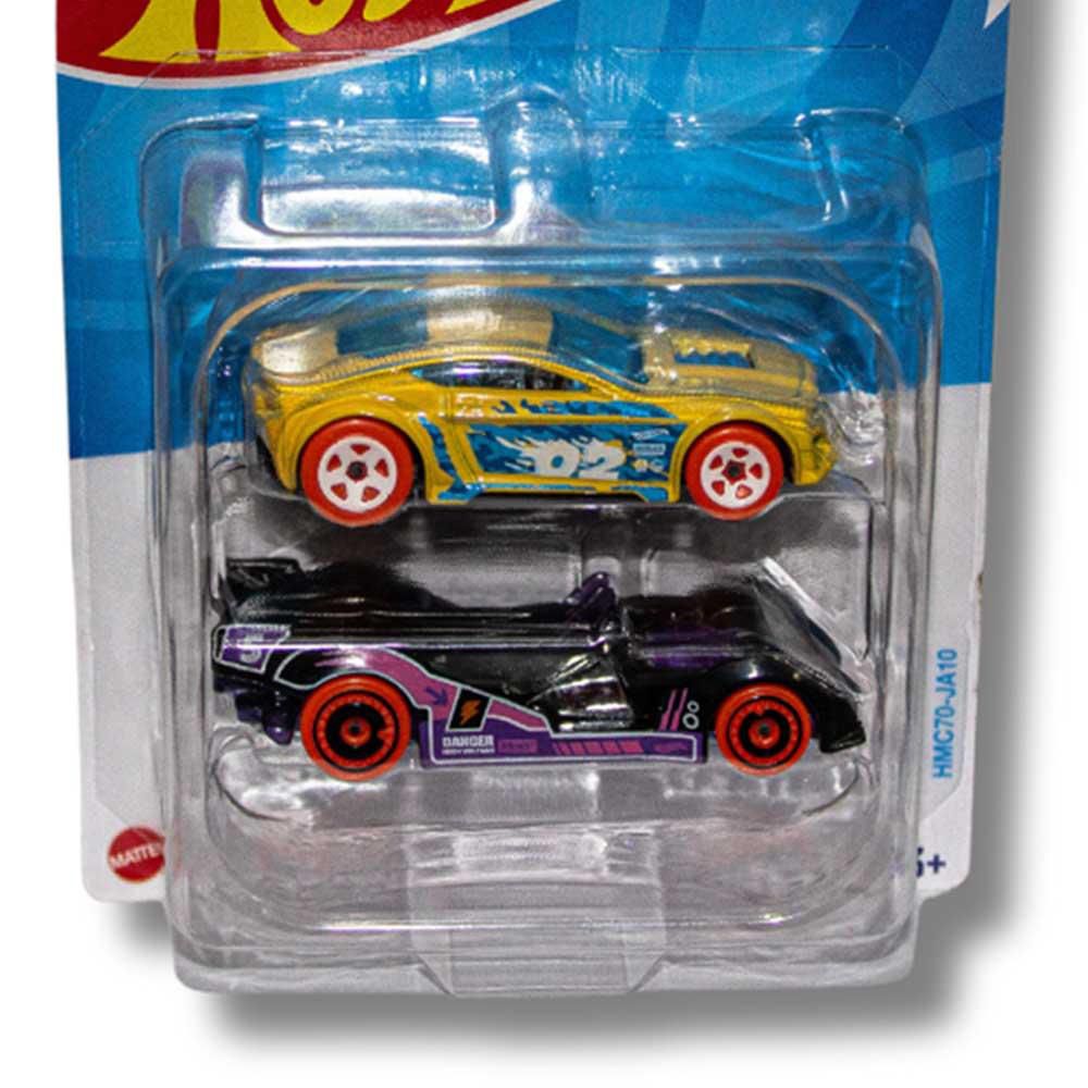 Carrinho Hot Wheels, Mattel, FVN40, Cartela com 2 Carrinhos Sortidos,  Multicor