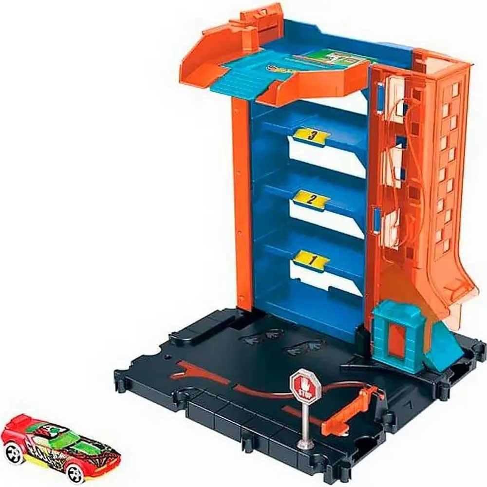 Pista Hot Wheels City Downtown Garagem Mattel HDR28 HDR24 - Shoploko - Por  você, para você