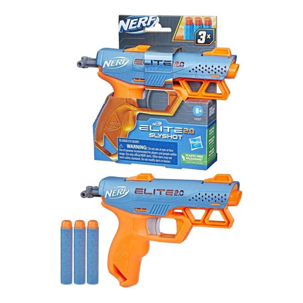 Lança Dardos Nerf Alpha Strike Claw QS-4 com 4 Dardos Fácil Recarga e Uso  F2219 - Hasbro