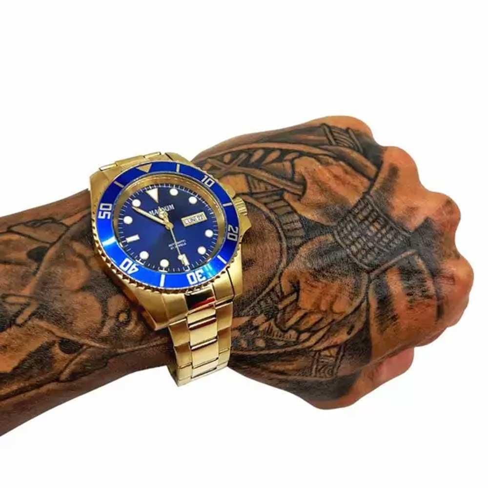 Relógio Masculino Magnum Dourado MA35039A - A Suissa
