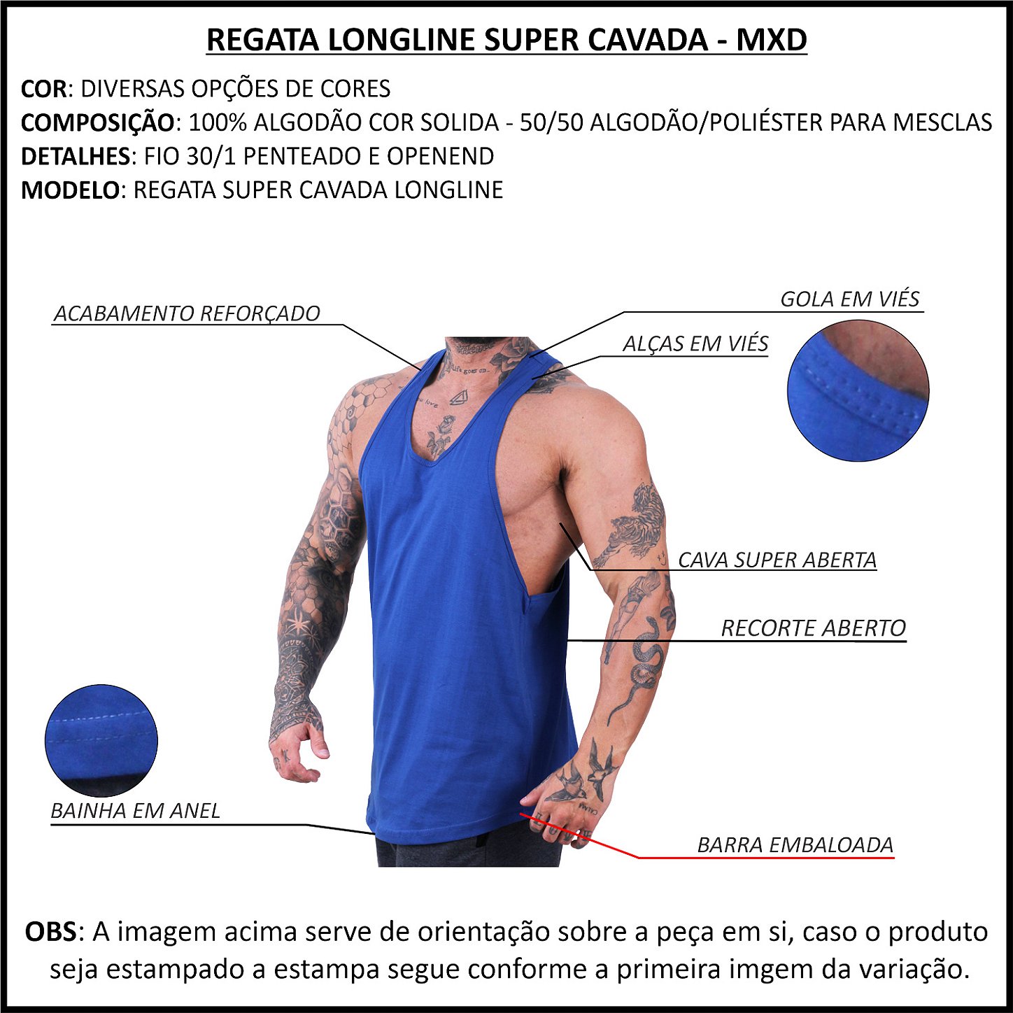 Detalhe – Regata Longline Super Cavada
