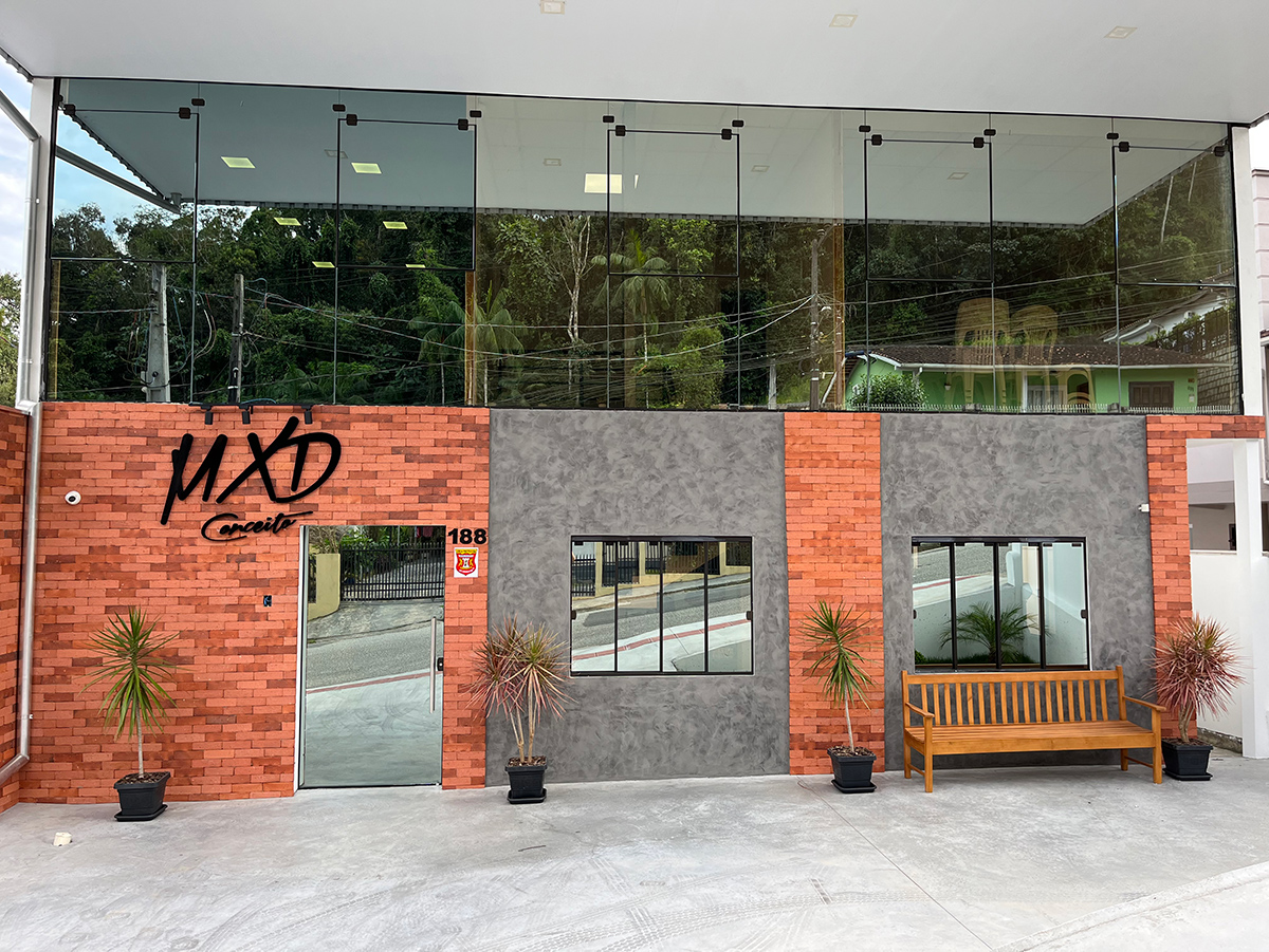 Estrutura da MXD Conceito em Brusque SC