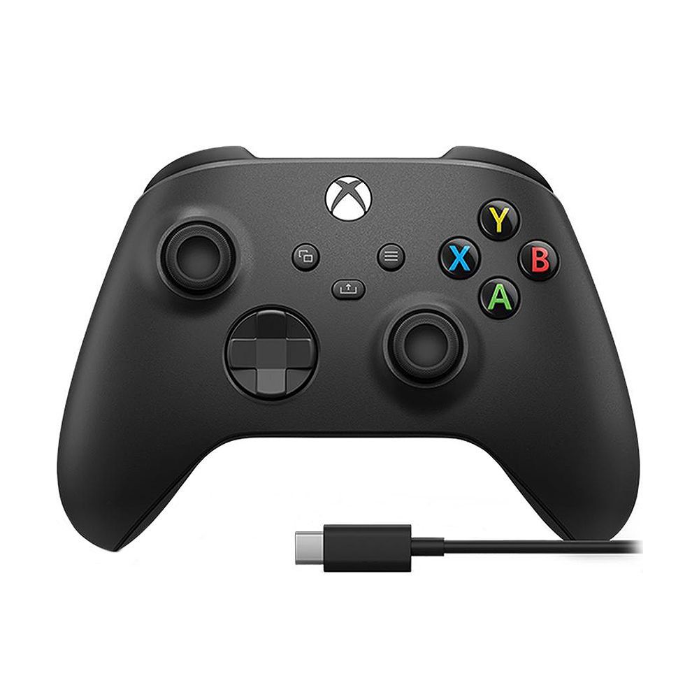 Controle sem fio Xbox + cabo USB - Series X, S, One, PC - Preto - Loja Over  Power