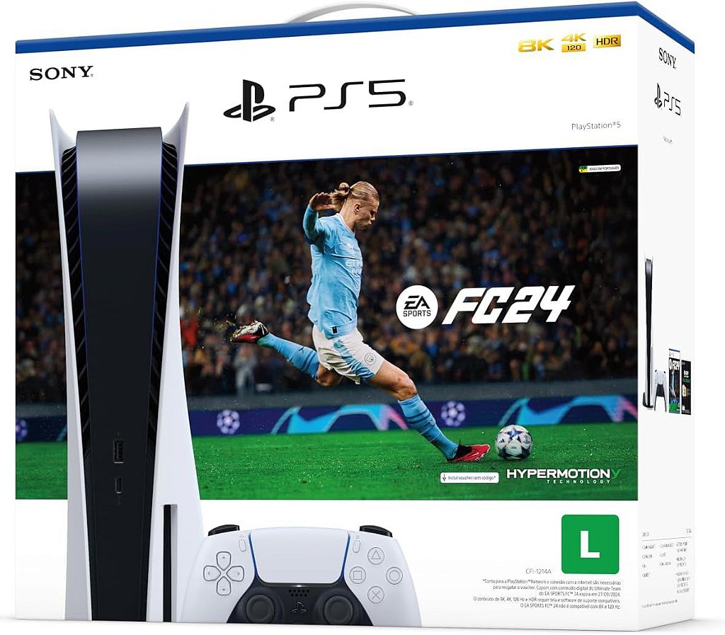 PS5 com EA Sports FC 24 incluso chega ao Brasil com desconto! Veja promoção