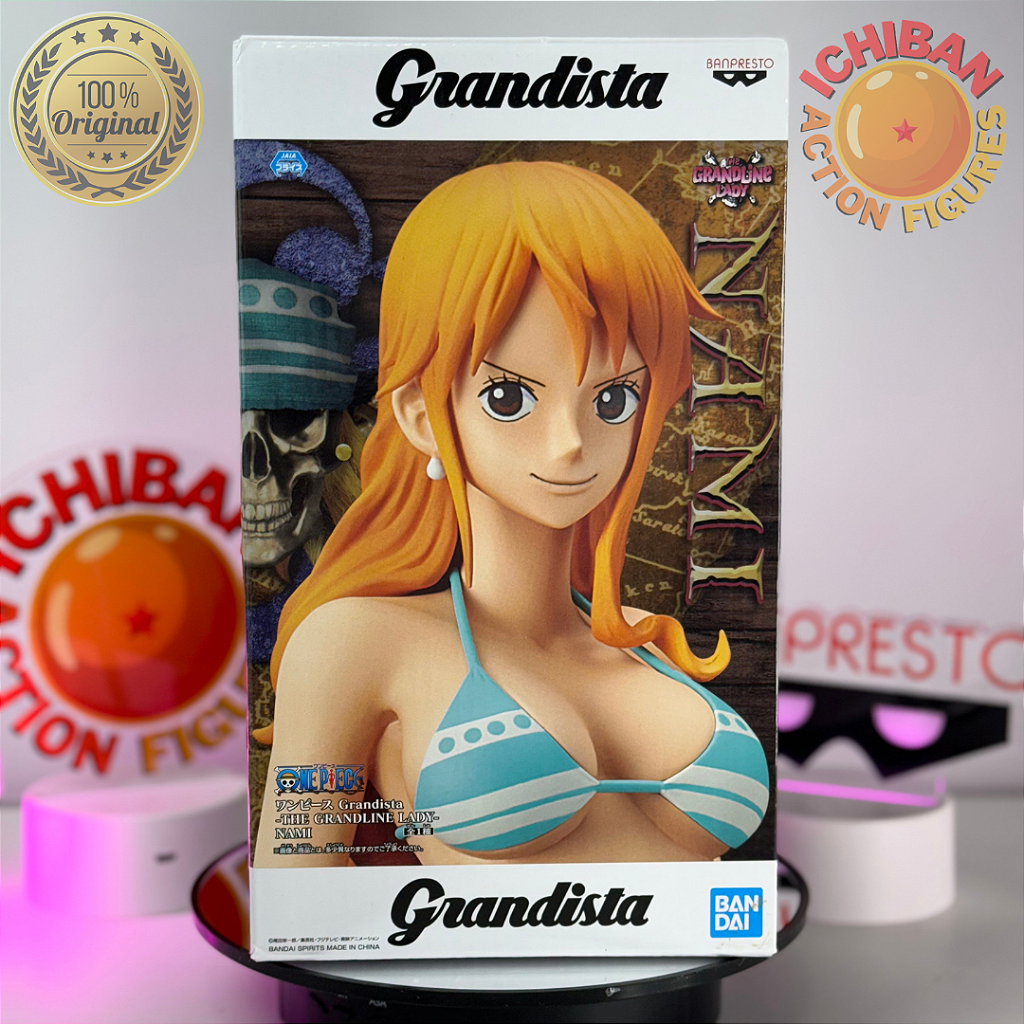 NAMI ONE PIECE GRANDISTA BANPRESTO 100% ORIGINAL LACRADO - ICHIBAN