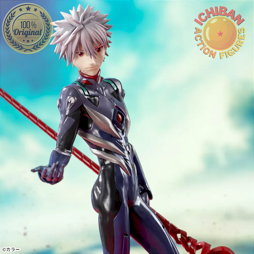 KAWORU NAGISA COM LANÇA NEON GENESIS EVANGELION LUMINASTA SEGA 100
