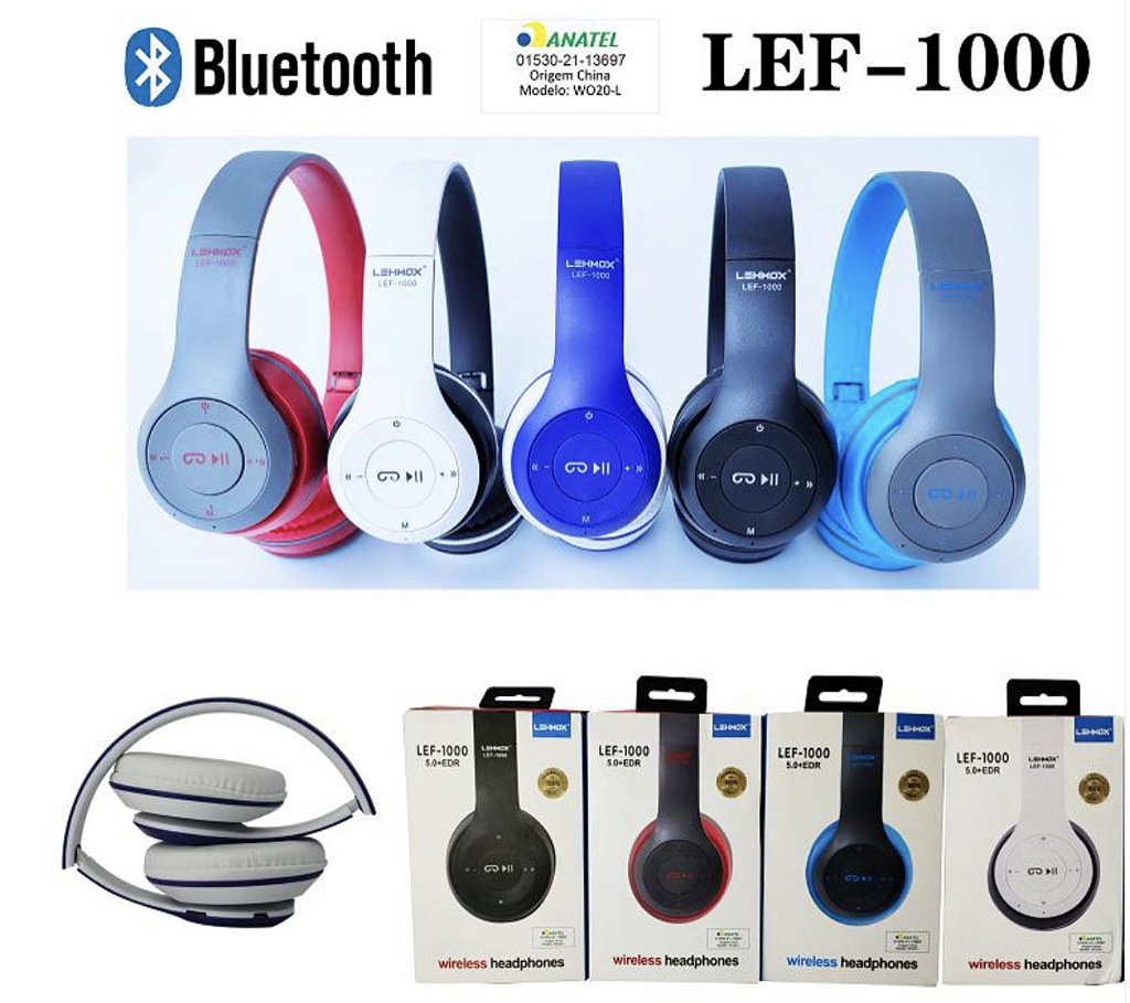 Fone De Ouvido Sem Fio Bluetooth P47/st3 Cartãosd E Radio Fm - Infortec  Celulares
