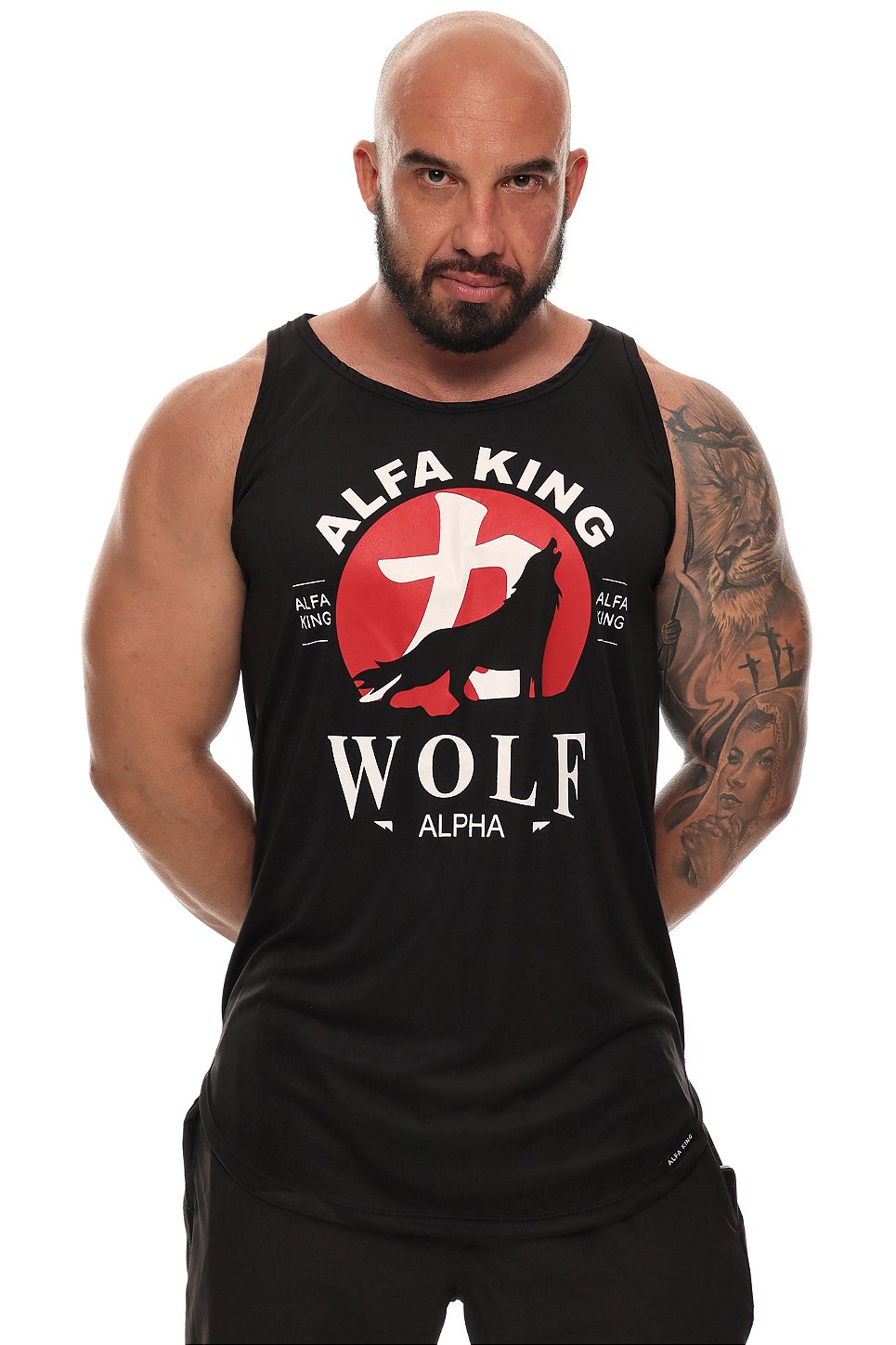 Camiseta Minimalista para treino e academia musculação Alfa King