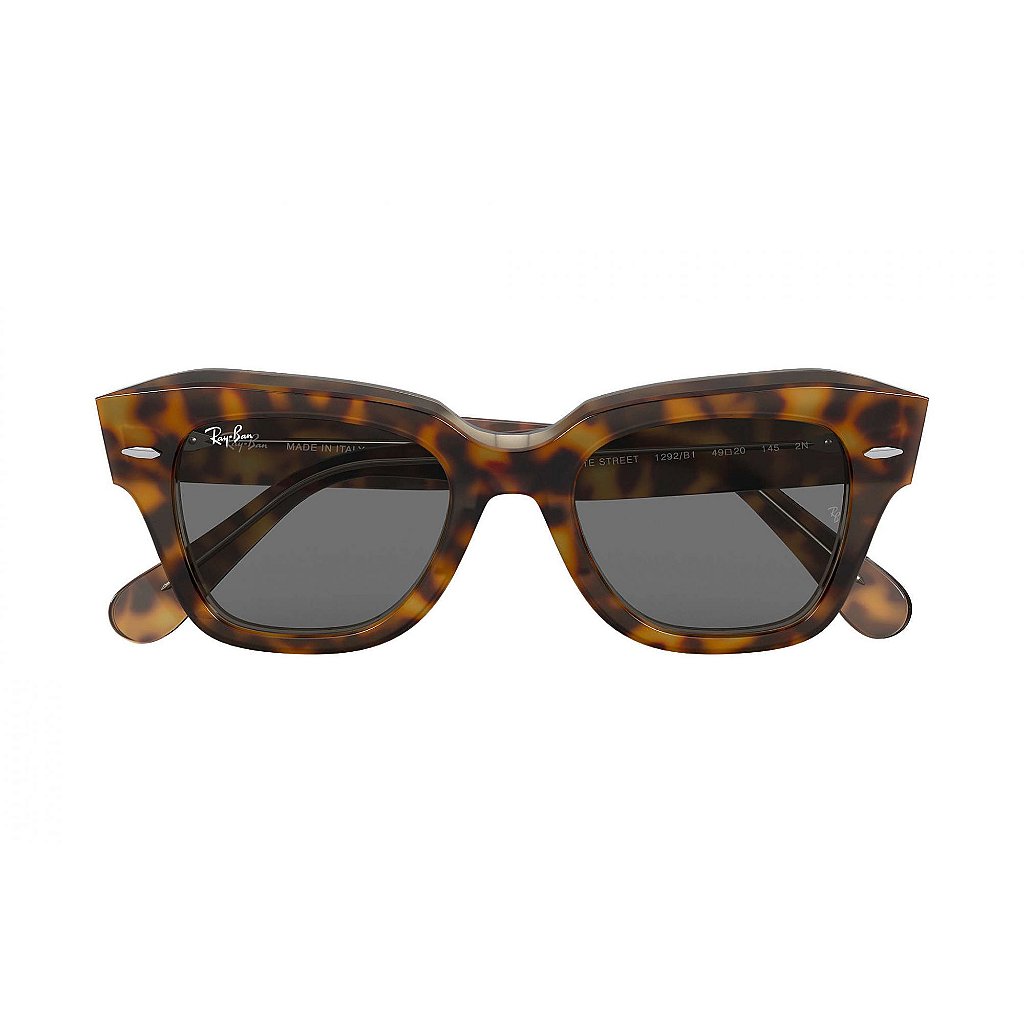 Óculos de Sol Ray-Ban State Street Tartaruga - RB2186 - 1292B1/49 - Joias  Online - Teodora Joias | Joias, Pingente, Anel, Brincos, , Colares e  Correntes