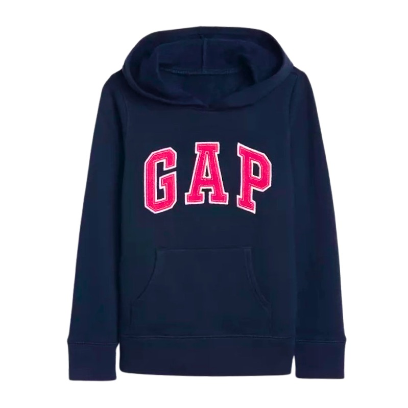 Moletom Gap Feminino Azul Marinho Blusa Infantil Menina GAP