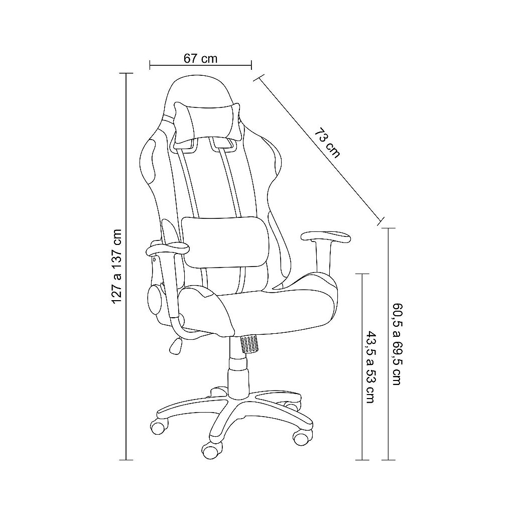 Cadeira Pro Gamer V2 Preto e Branco - Rivatti - Compre Cadeiras | Loja de  Cadeiras - Cadeiras de Escritorio