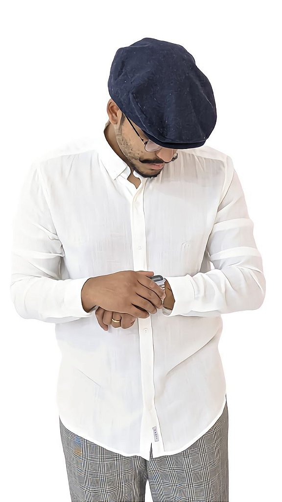 camisa casual branca