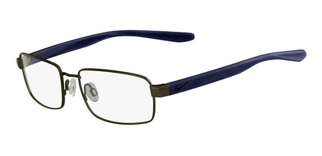 Óculos Armação Nike 4262 401 Masculino Flexon Metal Azul - Loja Óptica Lanna