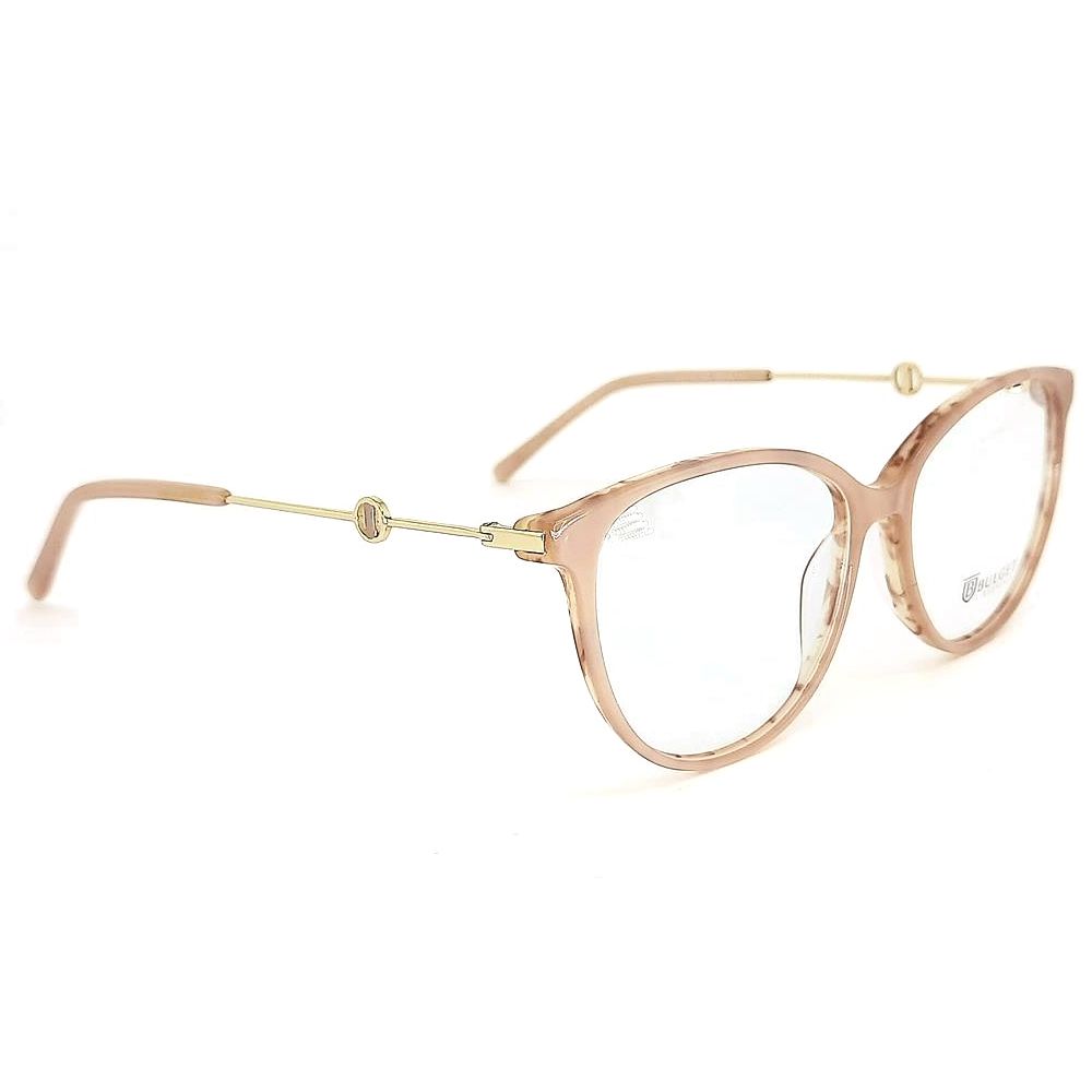 Óculos Armação Bulget BG7141 N01 Feminino Rosa Dourado - Loja Óptica Lanna