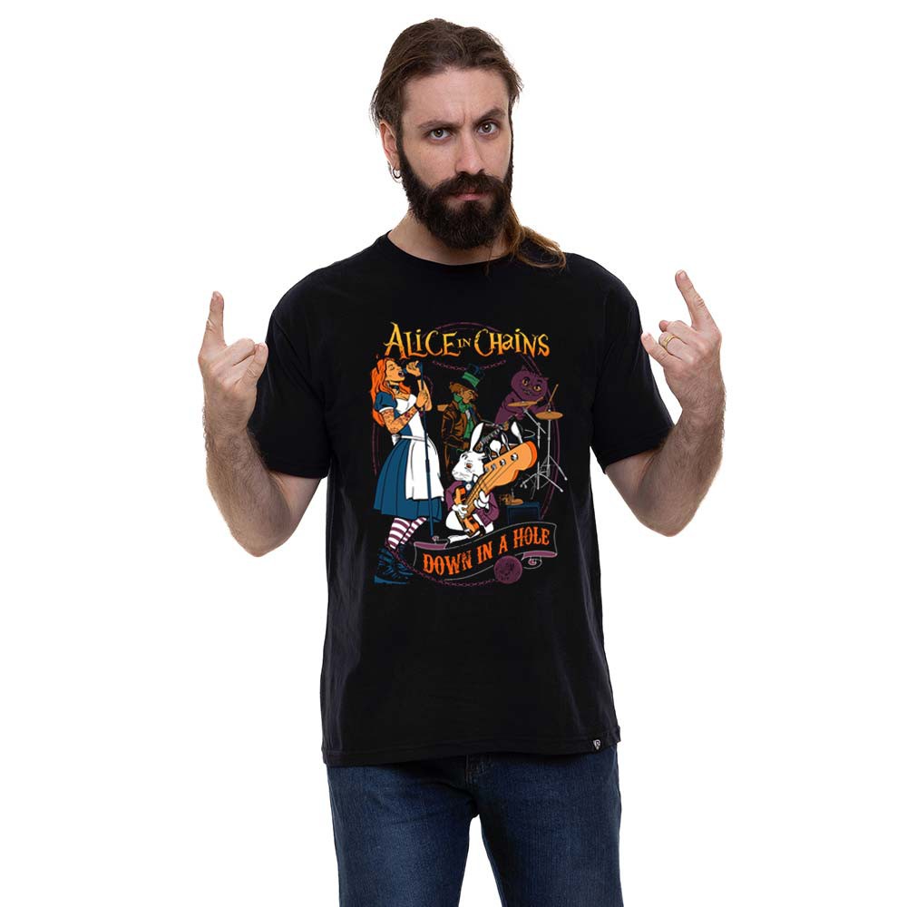 Camiseta Rock Alice in Chains 2.0 Down in a Hole - Roquenrou