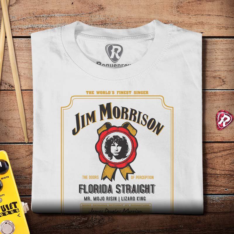 camiseta Jim Morrison | 100% algodão - Roquenrou | Estampado na Veia!