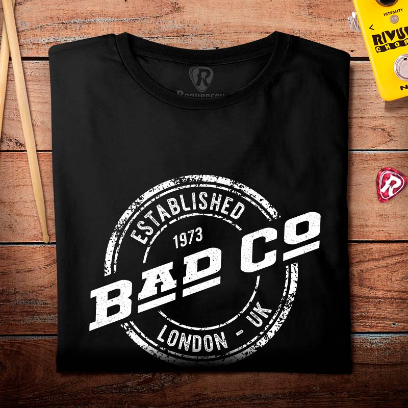 Camiseta Bad Company Logo Vintage | 100% Algodão. - Roquenrou