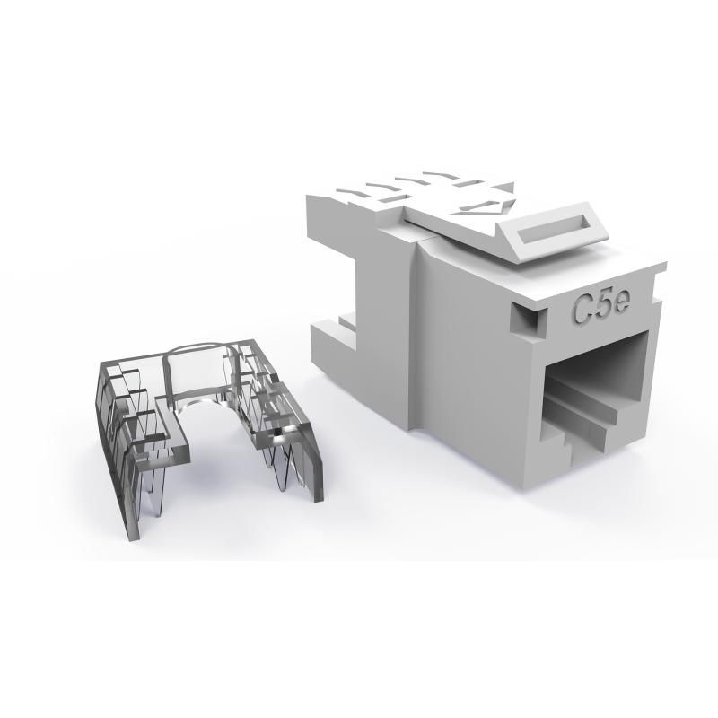 35030521 - Conector Fêmea Multilan CAT.5E T568A/B 90/180 Branco