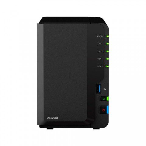 Servidor NAS Synology DiskStation com 2 baias DS220+ - Digital Par