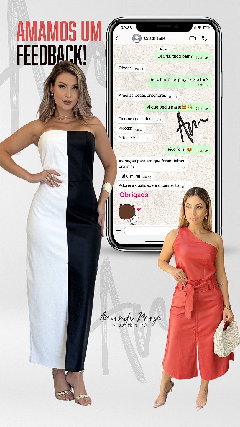 Feedback Vestido Bicolor