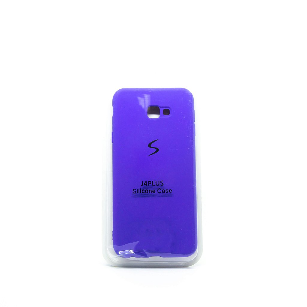 Capa Capinha Case Smartphone Samsung J4 Plus Silicone Azul - MT SERVICE