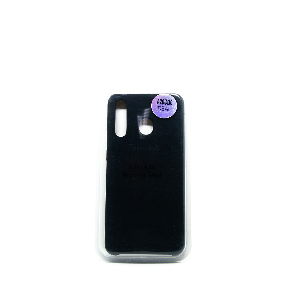 Capa Capinha Case Smartphone Samsung A20/30 Silicone Preto - MT SERVICE