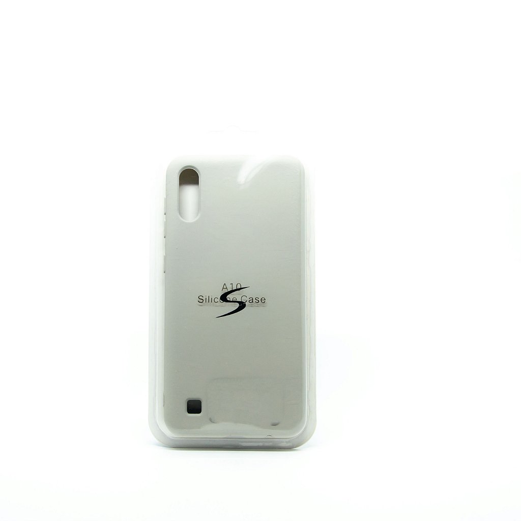 Capa Capinha Case Smartphone Samsung A10 Silicone Branco - MT SERVICE