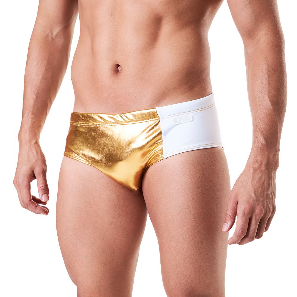 Sunga Bend Dourada Gold Limited Edition Ferzon - Apresentamos Suas Novas  Roupas de Treino | Sungas Cavadas | Resort Wear